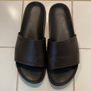 EUC Good Man Brand Sardinia leather slide sandal Birkenstock Chaco clog